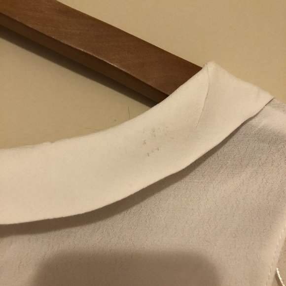 Zara Sheer White Blouse - Picture 4 of 6